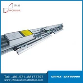 Šveicariško tipo dviejų variklių teleskopinis stumdomų durų atidarytuvas